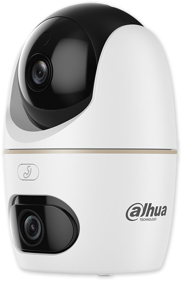 vnitřní přehledová PT Wi-Fi, 5+5Mpix, 30m IR, 30m bílé LED, obousměrné audio