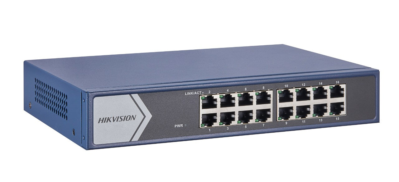 16x LAN switch, 1 Gbps, manag., kovové provedení