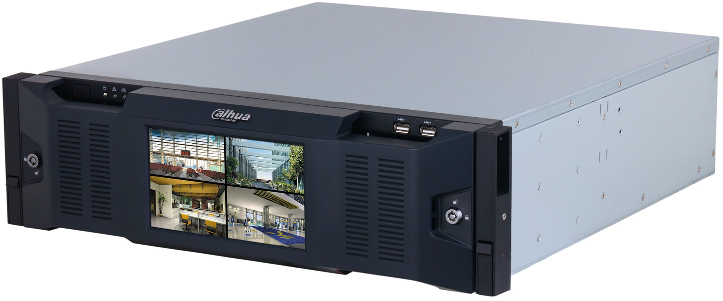 128CH, 32Mpix, 16xHDD (až 320TB), RAID, 1024Mb, AI, SMD+, face, metadata,poplach