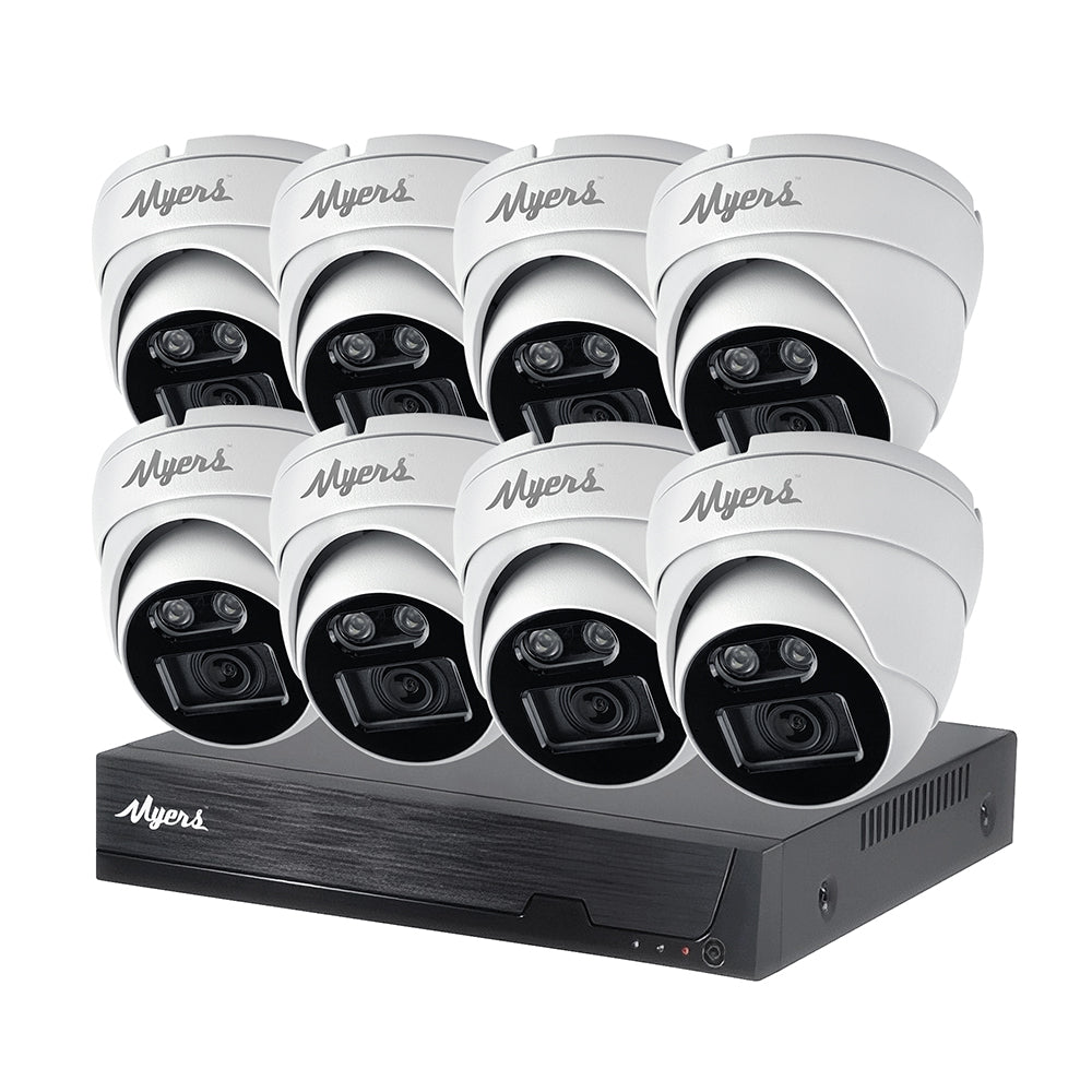 5.0MP Vnitřní 8CH IP KIT 5MP 4xTurret