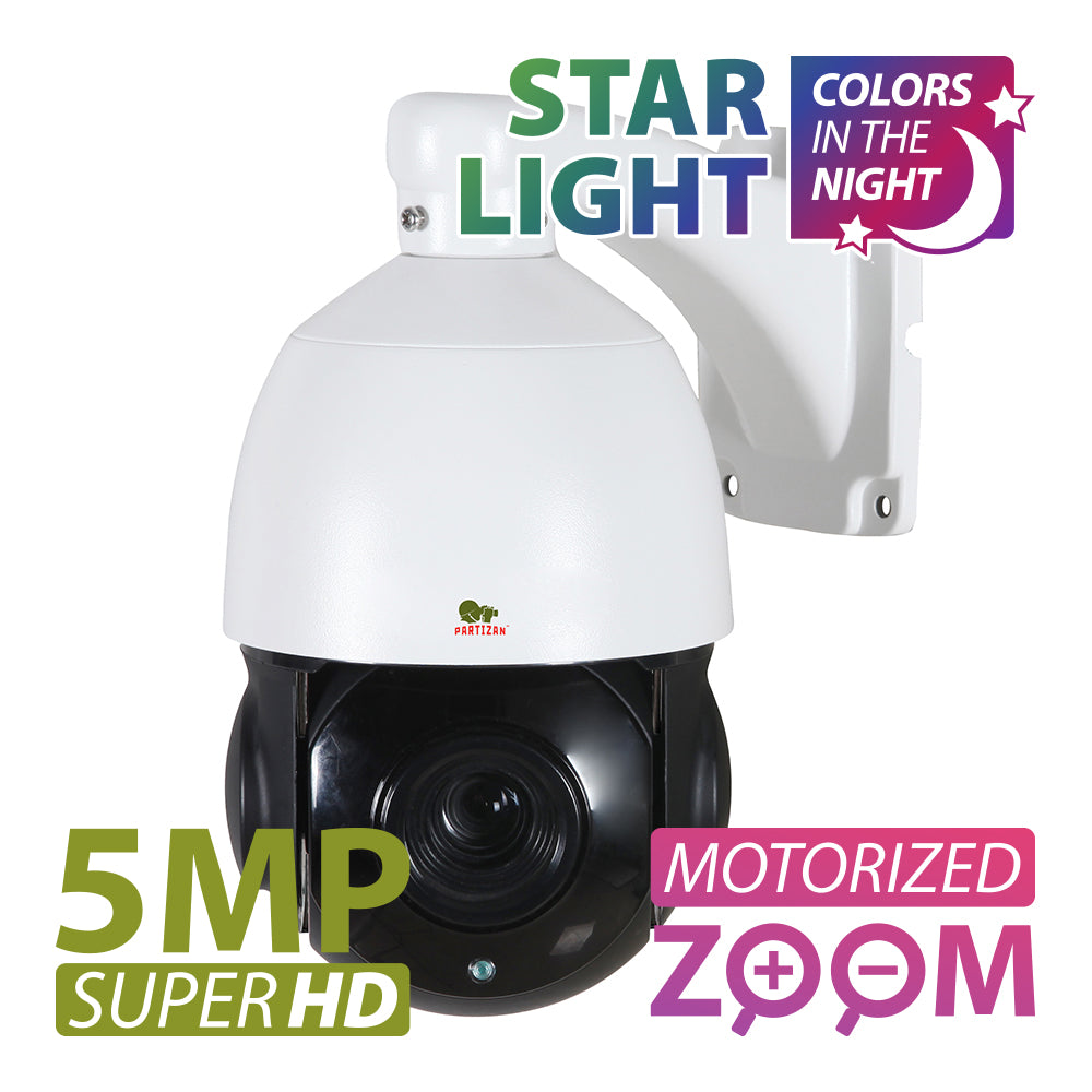 5.0MP IP Varifocal kamera IPD-VF5MP-IR PTZ Starlight