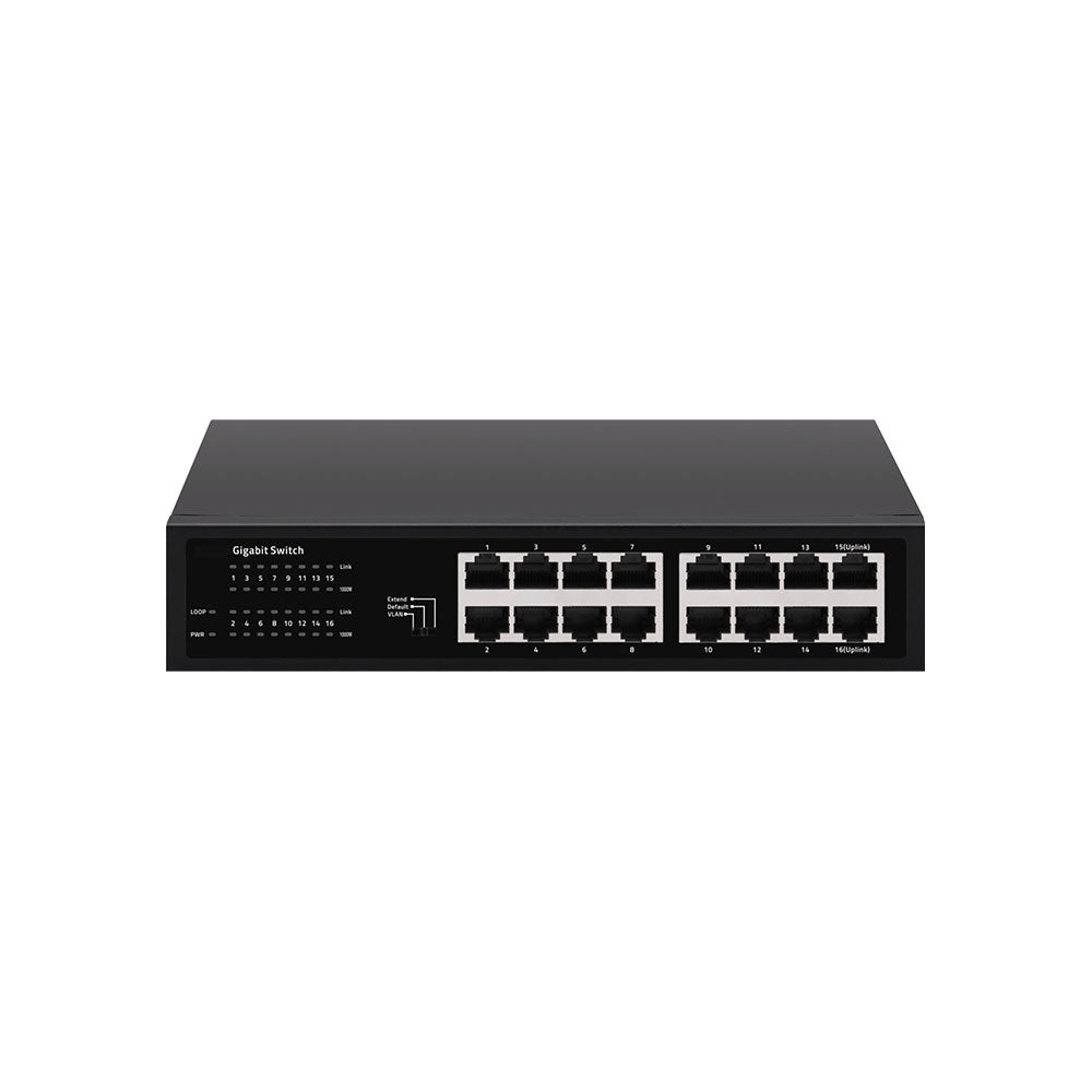 16 portový přepínač NSW-16 Gigabit