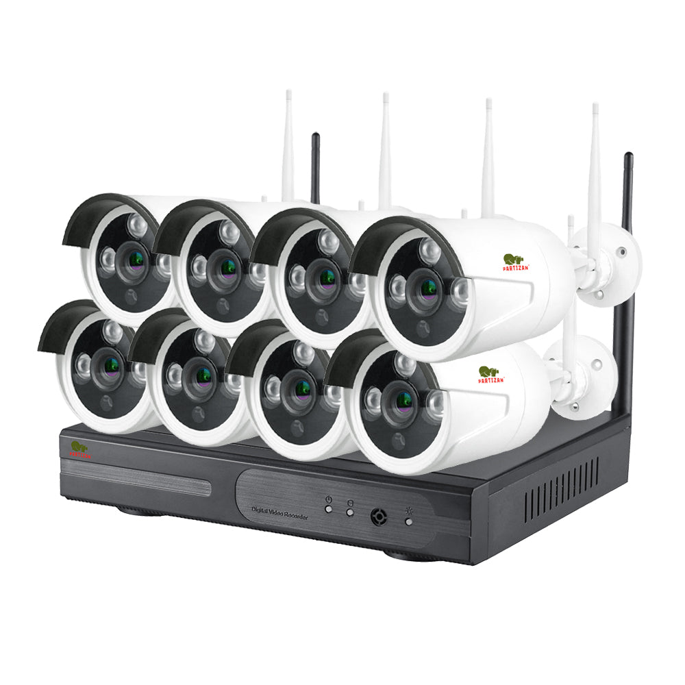 1.0MP Venkovní Wi-Fi set IP-29 8xCAM + 1xNVR