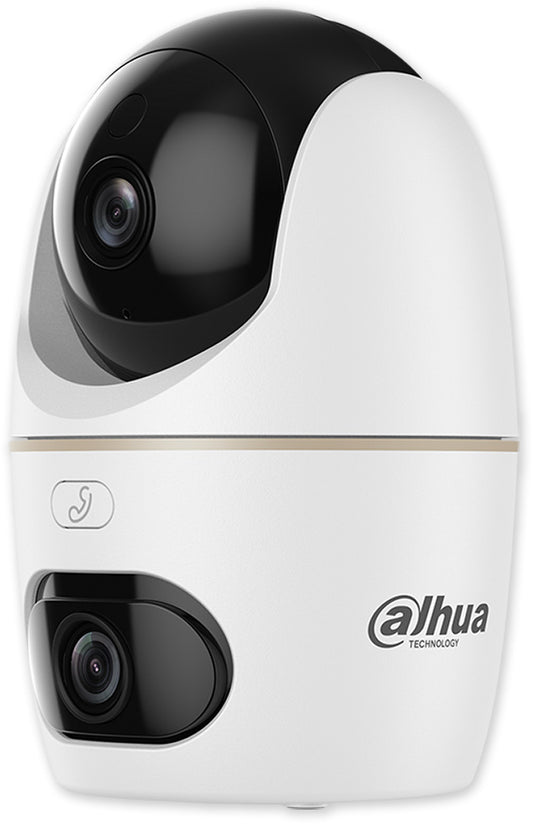 vnitřní přehledová PT Wi-Fi, 5+5Mpix, 30m IR, 30m bílé LED, obousměrné audio