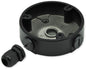 černý zapojovací box kulatý, průměr 110 mm