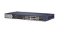 18/16 PoE switch, 16x PoE 1Gbps, 2x uplink 1Gbps, 2x SFP, max.225W