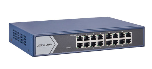 16x LAN switch, 1 Gbps, manag., kovové provedení