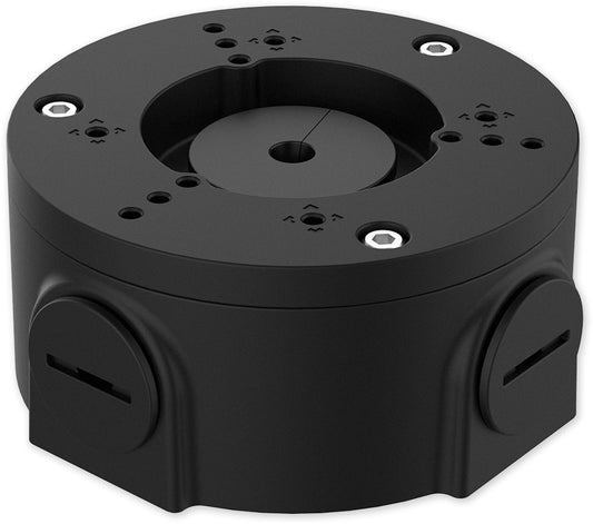 černý zapojovací box kulatý, průměr 101 mm, G3/4"