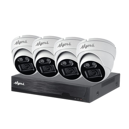 5.0MP Vnitřní 4CH IP KIT 5MP 4xTurret