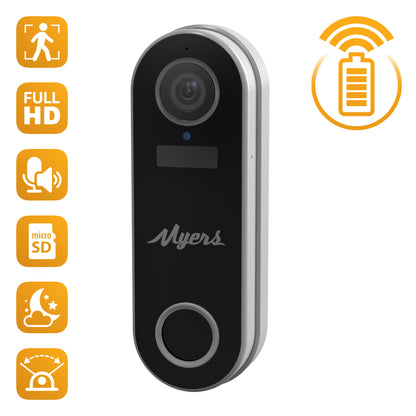 2.0MP Bezdrátový dveřní zvonek MBD-100