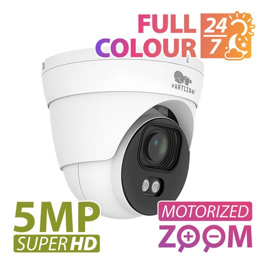 5.0MP IP Varifocal kamera IPD-VF5MP-IR AF Full Colour SH