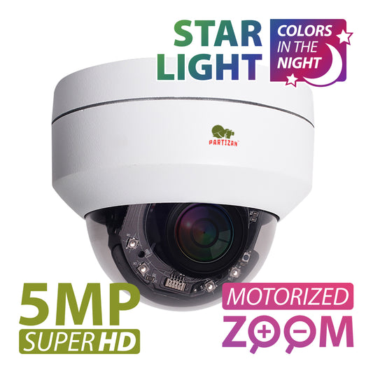 5.0MP IP Varifocal kamera IPD-VF5MP-IR PTZ Starlight