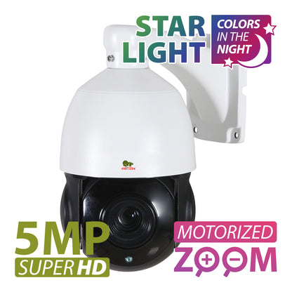 5.0MP IP Varifocal kamera IPD-VF5MP-IR PTZ Starlight