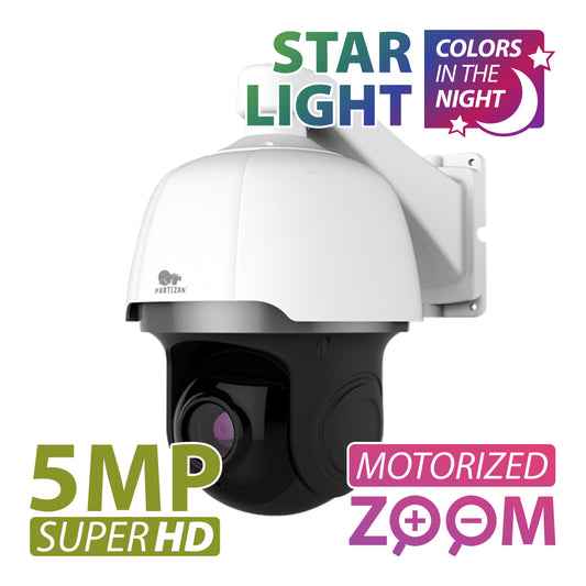 5.0MP IP Varifocal kamera  IPS-230X-IR Starlight SH