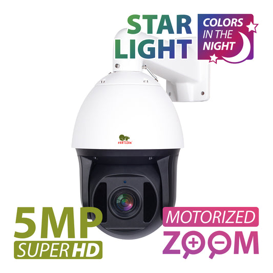 5.0MP IP Varifocal kamera IPS-230X-IR 1.3 Starlight