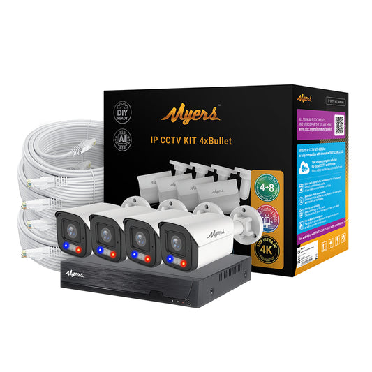 8.0 MP (4K) Venkovní 8CH IP KIT 8MP 4xBullet FADA
