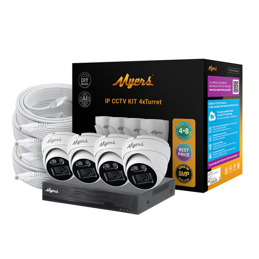 5.0MP Vnitřní 8CH IP KIT 5MP 4xTurret