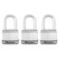 Titanový visací zámek- Master Lock Excell - 50mm (3 ks / blistr)