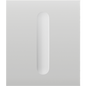 Ajax CenterButton (Dimmer) - Středový kryt stmívatelného tlačítka, bílá