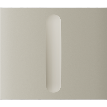 Ajax CenterButton (Dimmer) vertical - Středový kryt stmívatelného tlačítka, vertikální instalace, slonová kost