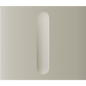 Ajax CenterButton (Dimmer) vertical - Středový kryt stmívatelného tlačítka, vertikální instalace, slonová kost