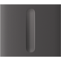 Ajax CenterButton (Dimmer) vertical - Středový kryt stmívatelného tlačítka, vertikální instalace, šedá