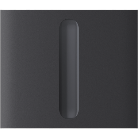 Ajax CenterButton (Dimmer) vertical - Středový kryt stmívatelného tlačítka, vertikální instalace, grafitová