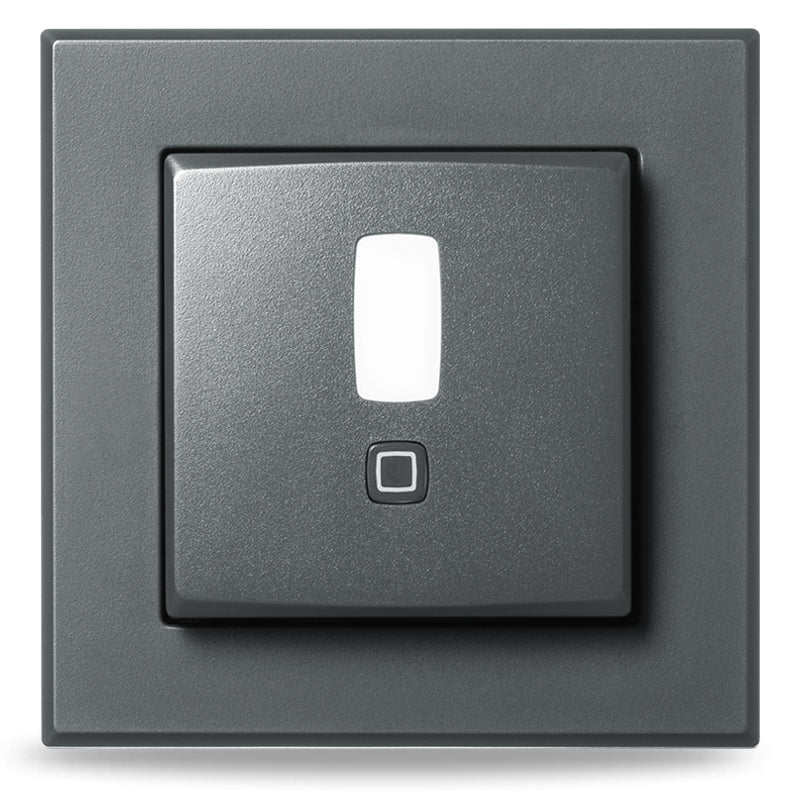 Homematic IP PIR detektor pohybu -  pro 55 mm rámeček, vnitřní, antracit - HmIP-SMI55-A