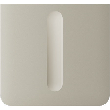 Ajax SideButton (Dimmer) vertical - Boční kryt stmívatelného tlačítka, vertikální instalace, slonovinová kost