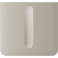 Ajax SideButton (Dimmer) vertical - Boční kryt stmívatelného tlačítka, vertikální instalace, slonovinová kost