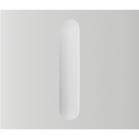 Ajax CenterButton (Dimmer) vertical - Středový kryt stmívatelného tlačítka, vertikální instalace, bílá